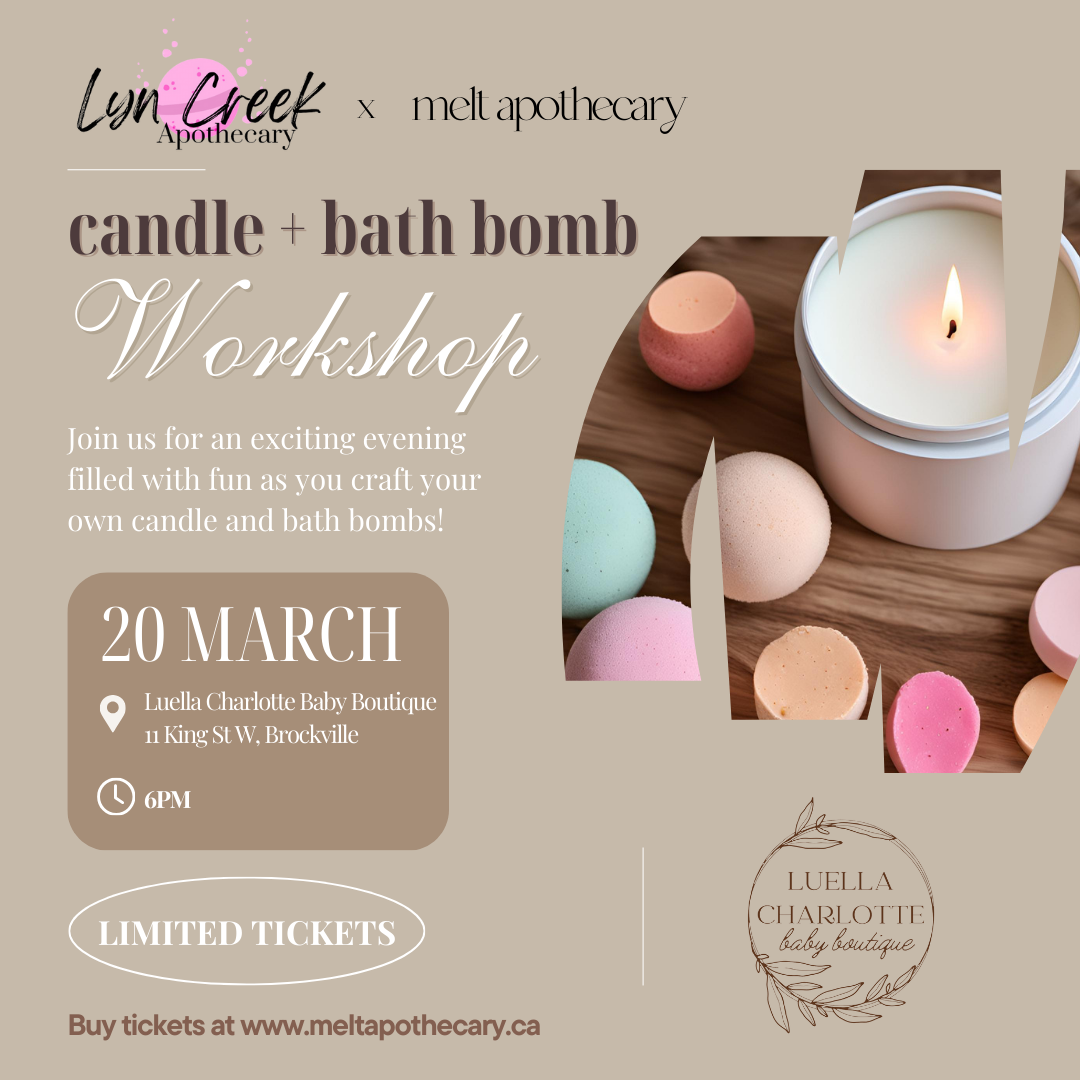 The candle and bath bomb workshop! | March 20, 2025