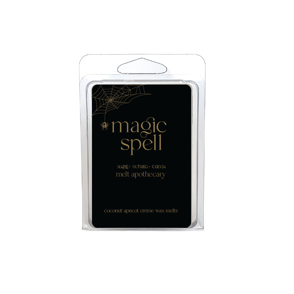 magic spell wax melts by melt apothecary, black